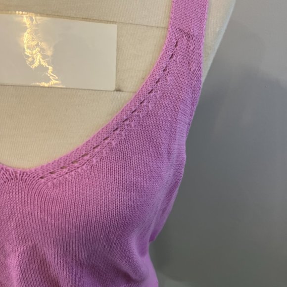 NWOT BP Plus Size Women's Everyday‎ Purple Sweater Tank (1X) - Picture 4 of 10